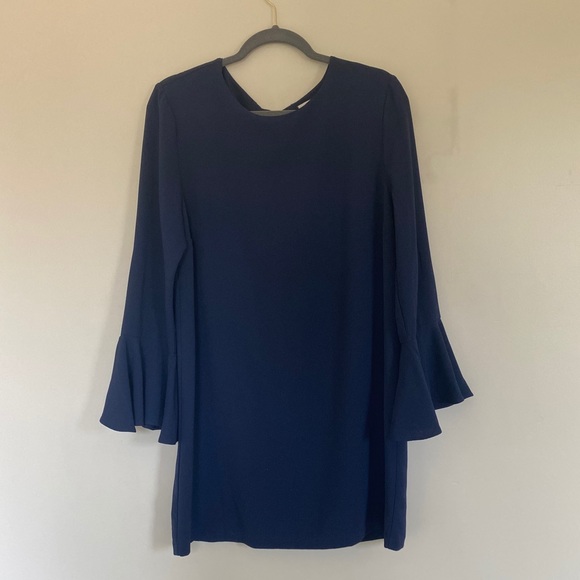WAYF Trumpet Sleeve Mini Dress - Picture 1 of 4
